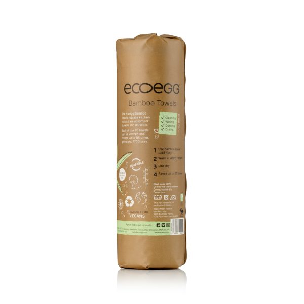 Bamboo Kitchen Roll Back