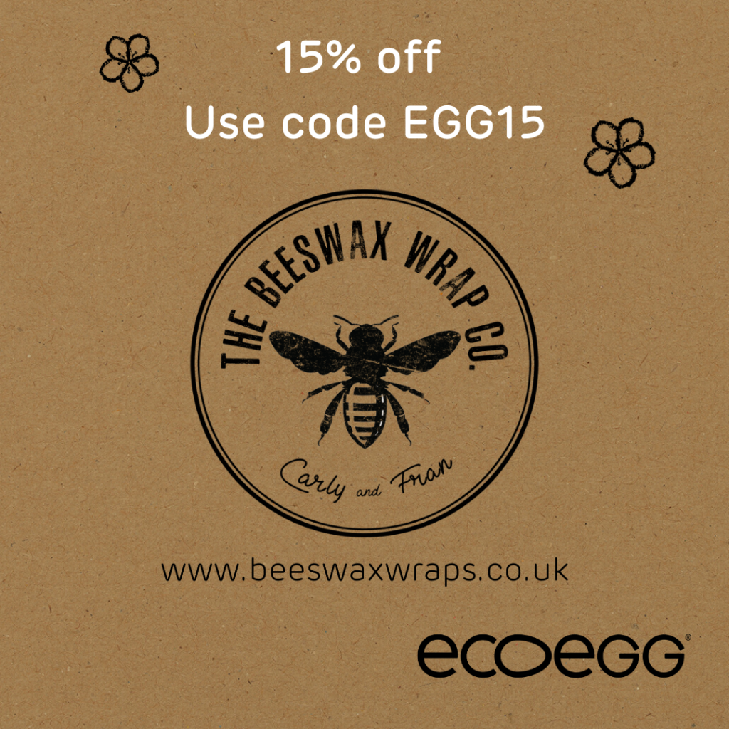 20 off with code EGG20 at www.beeswaxwraps.co .uk