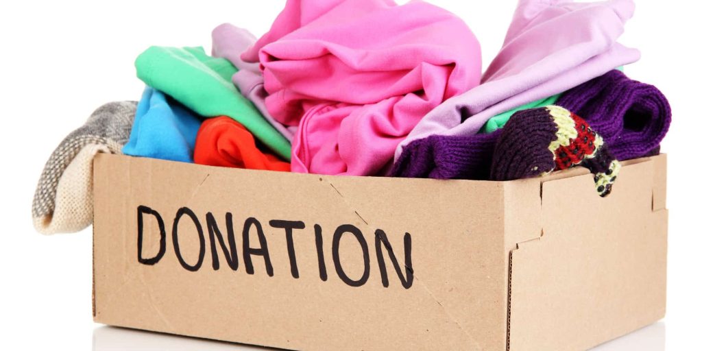 clothes to charity