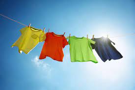 hang clothes out to dry