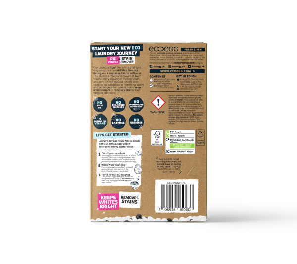 Fresh linen back Laundry Egg For White + Lights